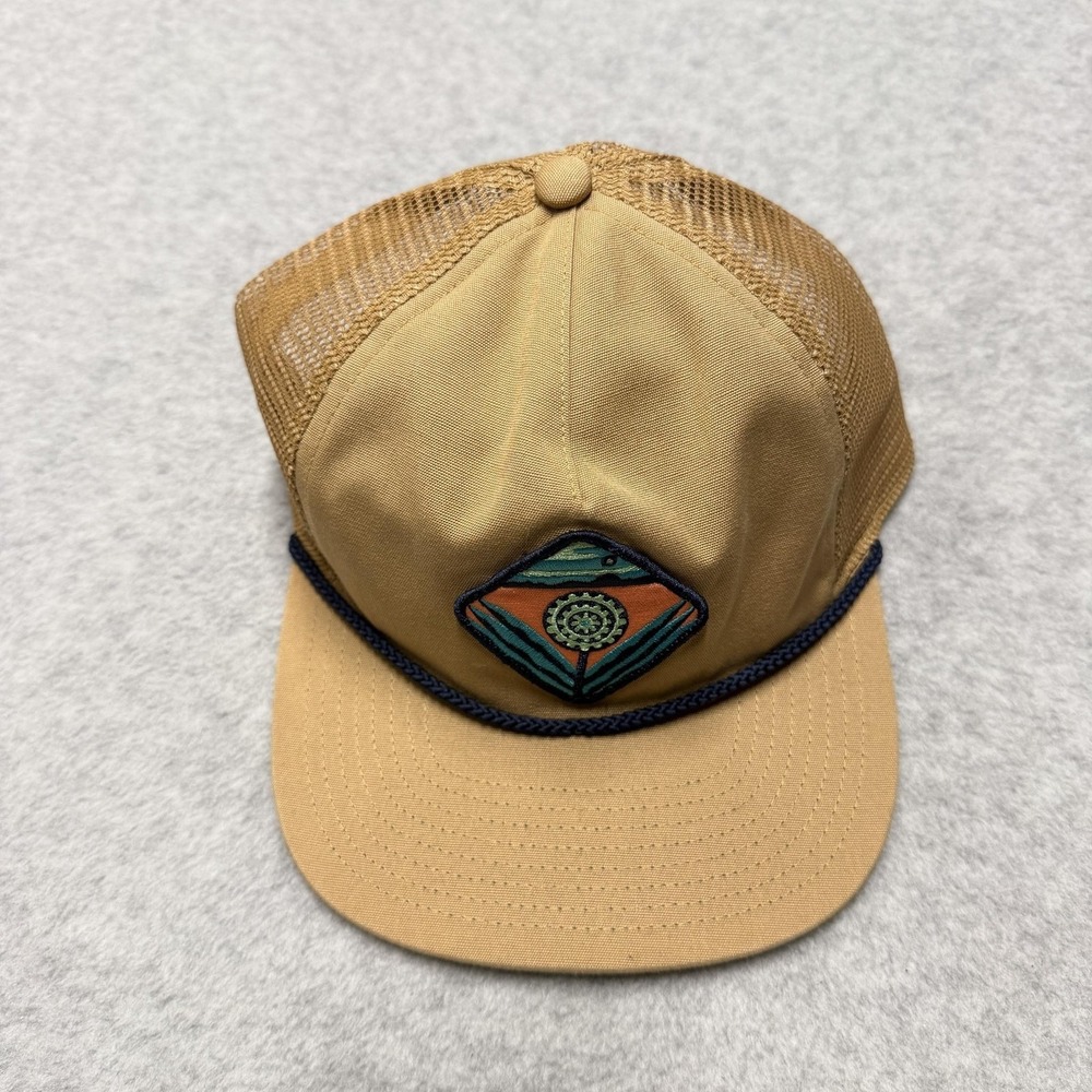 Patagonia Airfarer Hat Mens One Size Brown NetPlus Trucker Mesh Cap Snap Back